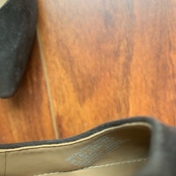 Calvin Klein Natalynn Leather Block Heels - Picture 5 of 9